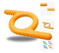 TalkTools Baby Chewy | Strumento sensoriale motorio orale per bambini e bambini | Strumenti terapeutici per migliorare la masticazione e il morso (arancio)