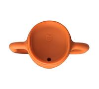 TalkTools® Itsy™ - Posate per bambini, diversi colori e varianti, bicchieri, cucchiai o piatti, sicuri e facili da pulire, cibo senza preoccupazioni con varietà (tazza, arancione)