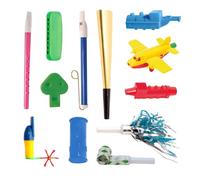 TalkTools Kit corno | Terapia del posizionamento motorio orale | Migliora il discorso, il posizionamento della lingua e del labbro | Riduce o elimina la sbavatura | Classificazione addominale | Flusso