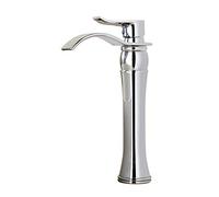 Tall Basin Mixer Tap Waterfall Bathroom Sink Taps Brass Hot and Cold Bathroom Waterfall Faucet Bathroom Sink Faucet-Golden