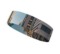 Tall Buildings in The City, fascia per capelli sportiva per donne e uomini, adatta a tutte le dimensioni della testa, ultra assorbente e antiscivolo, per corsa, yoga, palestra