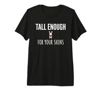 Tall Enough for Your Shins Cute Bunny Rabbit Boxing Maglietta Premium