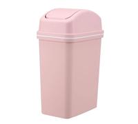 Tall Kitchen Trash Can, 10l Large Capacity Waste Bin, Leak Proof Polymer Garbage Basket with Slim Design, Space Saving Garbage Container for Bathroom, Bedroom, Home, Workplace 10.63x6.97x16.14 Inches