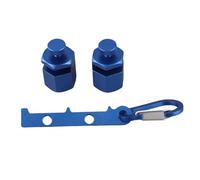 Tall Stair Gauges Set of 2 | Aluminum Alloy Framing Square Attachment Jig | Right Angle Stringer Layout Tool for Woodworking/Stairs/Carpentry | Hex Design with Thumb Screw