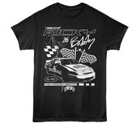 Talladega Nights - Lampi E Bandiera - Classici Americani - Nero Adulto Corto S