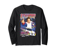 Talladega Nights Ricky Bobby Retro Lightning Collage Movie Maglia a Manica