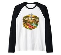 Tallahassee Florida Souvenir Città Visitatore Memorabilia Orgoglioso Maglia con Maniche Raglan