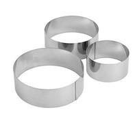 Talleres Ilsa - Stampo per impiattare acciaio inox rotondo 10 x 4,5