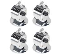 Tallies Counter - Contatore a 4 cifre in metallo, con contatori meccanici, per coaching