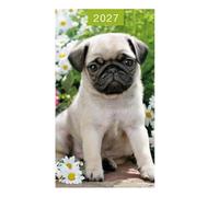 Tallon International 2026 Agendina Slim Pocket 2 Settimane - Pug Puppy