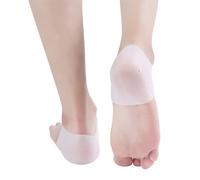 Tallone Pad, Gel Heel Protection Silicone Pads, Heel Socks (4 pz) Heel per Heel Spurs Plantar Fasciitis, Molto adatto per il dolore del tallone, tallone secco cracking