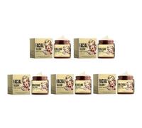 Tallow Balm Pure,120 g Original Wrinkle Defense Beef Tallow Bio Skincare, 100% Grass Fed Tallow E Raw Wild Honey, Beef Tallow and Honey Balm, per viso e corpo Umidità montata (5 pezzi)