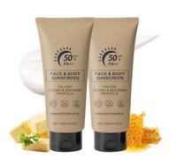 Tallow, crema solare SPF 50, crema solare per viso e corpo, crema solare Tallow, 2 pezzi