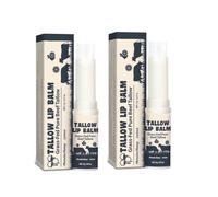 Tallow Lip Balm Fades Lip Lines Nourishing Hydration Smoothing Gloss Daily Moisturizing Care