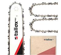 tallox Spada e 3 catene per sega 3/8" 1,6 mm 72 TG 50 cm spada semi-scalpello versione 2024 compatibile con motoseghe Stihl