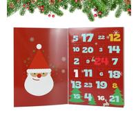 Tally Advent Boxes, Cardboard Fillable Vessel, Empty Number Boxes, | This empty cardboard numbered advent box set gives offices and homes festive fillable storage for holiday countdown treats.