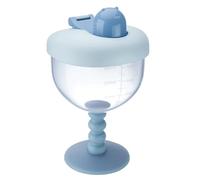 Tally with Lid - 3.35x3.35x5.12 Inches Wine Sippy Cup | Goblet Shape Mug | Sippy Cup with Easy Measurement Marks for Boys Age Over 12 Months Home Indoor Outdoor Party Birthday Travel