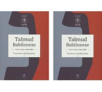 Talmud babilonese. Trattato Qiddushìn. Testo ebraico a fronte, 2 volumi indivisibili
