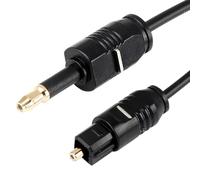 talNite Cavo Adattatore Audio Digitale Ottico Toslink a Mini Toslink da 3.5 mm, Cavo S/PDIF Placcato Oro 1m per Soundbar, Smart TV, Altoparlanti