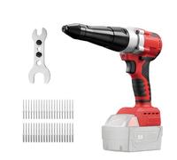 TALOEYH - Pinze rivettatrici a batteria, pistola senza fili compatibile con batteria da 18 V (senza batteria), pistola per rivetti senza fili, pistola per rivetti senza spazzole per rivetti 1/8", 5/32