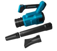 TALOEYH Soffiatore per foglie senza fili compatibile con batteria Makita da 18 V, 130 MPH, 18500 giri/min, 3 modalità di velocità con 2 ugelli per la pulizia del patio, la cura del prato, soffiaggio
