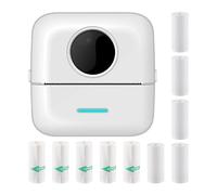 TALOEYH Stampante fotografica senza inchiostro, mini stampante adesiva Bluetooth Smart Pocket Stampante termica portatile per bambini, studio, note, diario, compatibile con iOS e Android