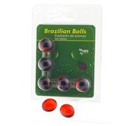 Taloka - 5 palline brasiliani gel intimo alla fragola