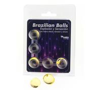 Taloka - 5 palline brasiliani gel vibrante e effetto shock eccitante