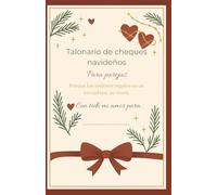 Talonario de Cheques Navideños ZENTRA para Parejas - 40 Cheques Creativos y Románticos: Regalo Premium para Enamorar en Navidad - Experiencias, Momentos y Detalles Únicos para Disfrutar en Pareja
