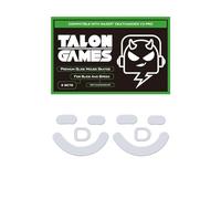 TALONGAMES - Set di 2 piedini per mouse arrotondati con bordi curvi, compatibili con Razer DeathAdder V3 Pro Gaming Mouse Piedi di ricambio, 0,8 mm, in puro PTFE con cuscinetti antiscivolo super lisci