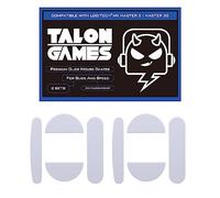 TALONGAMES - Set di 2 piedini per mouse con bordi arrotondati e curvi, compatibili con Logitech MX Master 3, 0,8 mm, puro materiale PTFE con cuscinetti super lisci