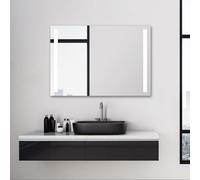 Talos Light Specchio da Bagno, Bianco Caldo, 100 x 70 cm