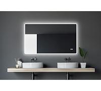 Talos Sun Specchio da Bagno, Bianco Caldo, 120 x70 cm