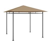 Talpa 3 x 3 x 2,7 m Outdoor Canopy Tent, tessuto in poliestere 180 GSM con rivestimento PA, telaio in acciaio resistente per patio, giardino, feste, spiaggia, shelter portatile