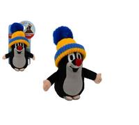 talpa con cappellino blu-giallo peluche 15 cm