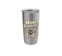 Talpa Problemi Divertente Mole Day Chimica Giochi di parole Avogadro Bicchiere termico in acciaio inox doppia parete