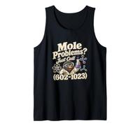 Talpa Problemi Divertente Mole Day Chimica Giochi di Parole Avogadro Canotta