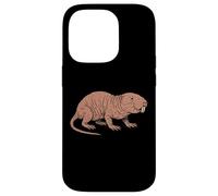 Talpa Ratto Mammifero Sotterraneo Furless Raro Animale Creatura Custodia per iPhone 14 Pro
