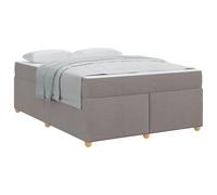 Talpa Upholstered Bed Frame with Medium Firm Pocket Spring Mattress 160x200 cm Engineered Wood Base with Black Legs Modern Minimalist Design Easy Assembly Durable 280 kg Capacity 2 Person