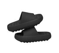 TALWHAH Pantofole Ciabatte da bagno estive con suola spessa - comode pantofole casa for interni/esterni per donna e uomo(Black,44 EU)