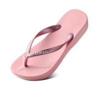 TALWHAH Pantofole Infradito da donna - Sandali spiaggia con design a clip for le vacanze estive per donna e uomo(Pink,35 EU)
