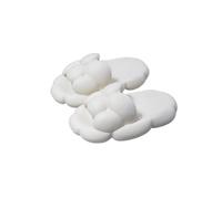 TALWHAH Pantofole Thick-Soled Custom Women's Sandal Slippers - Indoor/Outdoor Comfort Home Footwear per donna e uomo(White,37 EU)