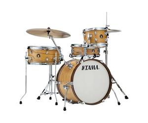 TAMA Club-JAM Shell Pack - Biondo satinato (SBO) w/Hardware - Kit completo di 4 pezzi con grancassa da 18" LJJ48H4-SBO
