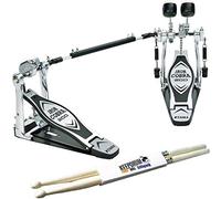 Tama HP200PTW Iron Cobra Power Glide 200 - Macchina a doppio piede + bacchette keepdrum 1 coppia