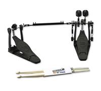 Tama HP600DTWMB - Macchina a doppio pedale Iron Cobra, edizione limitata con bacchette keepdrum