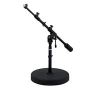 Tama MS736RELBK Supporto per braccio telescopico Iron Works Studio, base rotonda, modello basso