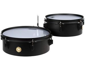 Tama MT1012STKBK Metalworks - Mini-Tymp in acciaio, 25,4 cm e 30,5 cm, colore: Nero