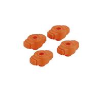 Tama QC8B4OR - Set rapido Cymbal Mate Arancio, 4 pezzi