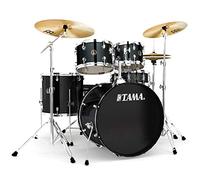 Tama rm52kh6-BK Rhythm Mate Stile Giocattolo Set (5 pezzi) con 55,8 cm (22 pollici) BASS DRUM incluso dreiteiligem Set di piatti/6 pezzi hardware nero