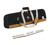 Tama THB02LBK Powerpad Hardware Bag Bag Nero + bacchette Keepdrum 1 paio